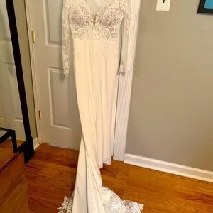 Stella York Wedding Gown #7478 - Street size 6, gown size 12
